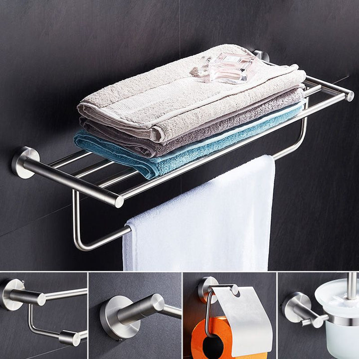 BowLift | Chrome Traditional Bathroom Accessory Set Stainless Steel Bathroom Set