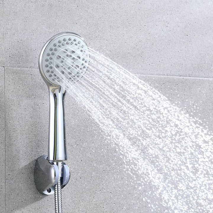 BowLift | Modern Adjustable Shower Head Round Metal Handheld Shower Head