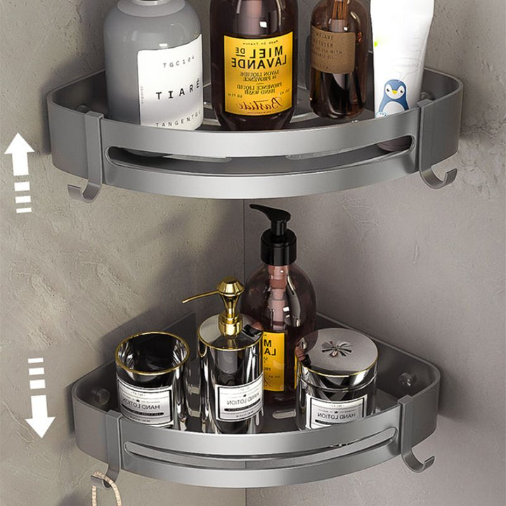 BowLift | Modern Bathroom Accessory Set Towel Bar Paper Holder Gray Bathroom Accessory Set