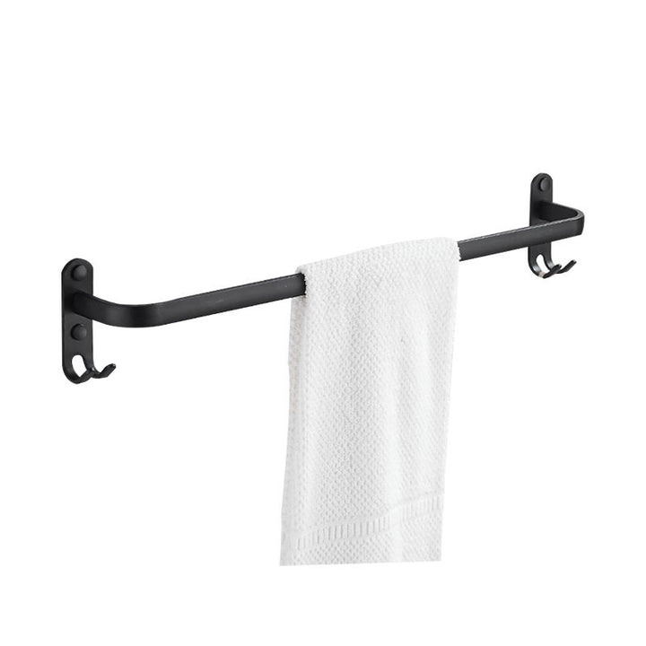 BowLift | Modern black aluminum bathroom accessory set towel bar bathroom fittings