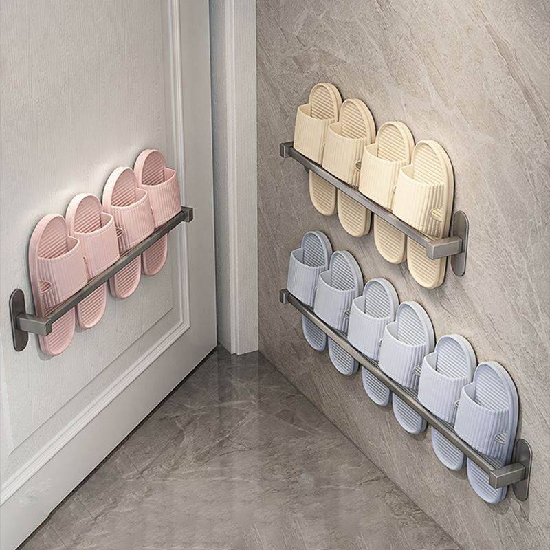 BowLift | Gray Bathroom Accessory Set Modern 1/2 - Piece Bathroom Shelf Rustproof