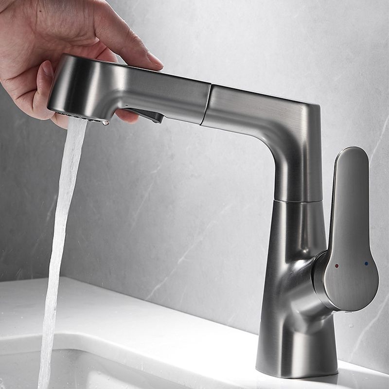 BowLift | Extendable Vessel Water Tap Modern Sink Faucet with a Lever Handle