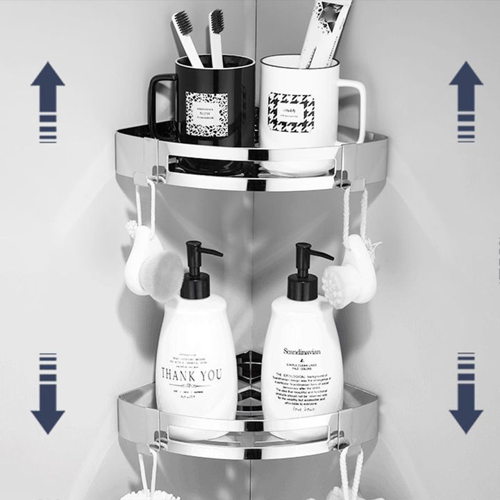 BowLift | Silver Bathroom Accessories Hardware Set Modern Bathroom Accessories Kit