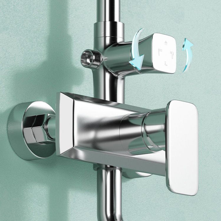 BowLift | Modern balanced printed converter faucet shower head shower fitting on the wall