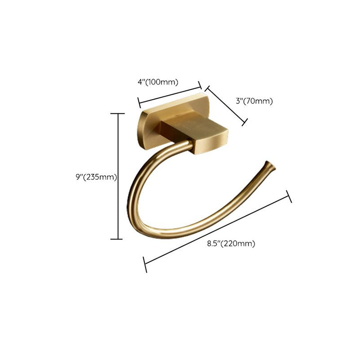 BowLift | Traditional Golden Bath Accessories Set Brass Bathroom Accessories Kit