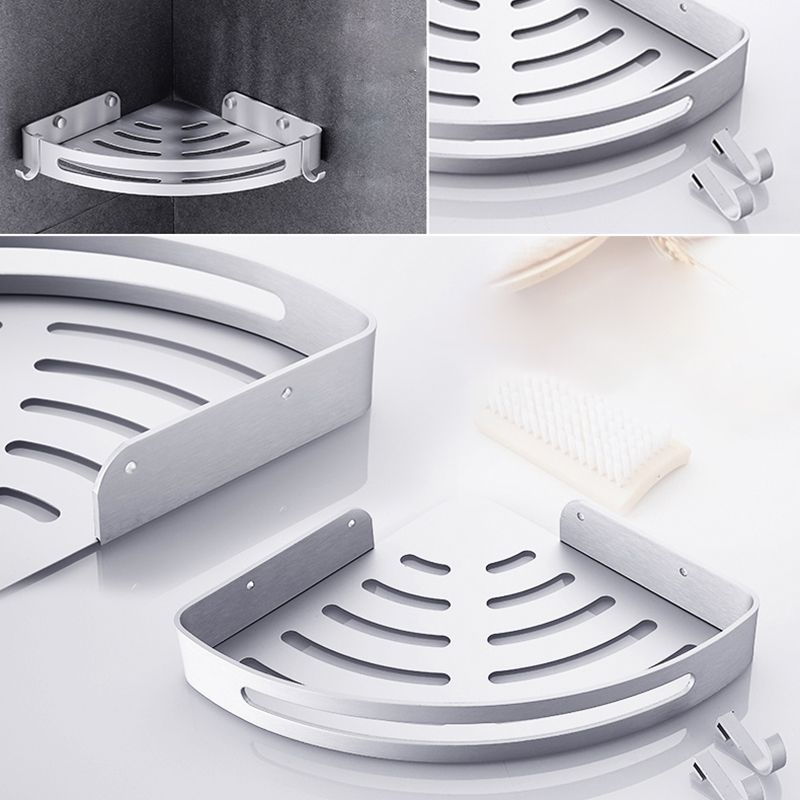 BowLift | Contemporary silver metal bathroom accessory set with towel rack