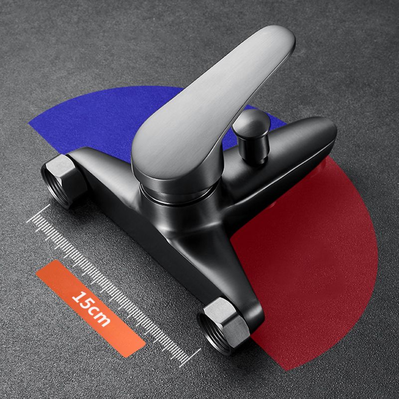 BowLift | Solid Bathtub Faucet Handheld Shower Hose Lever Handle Wall-Mounted 2 Holes Bathtub Fill Valve