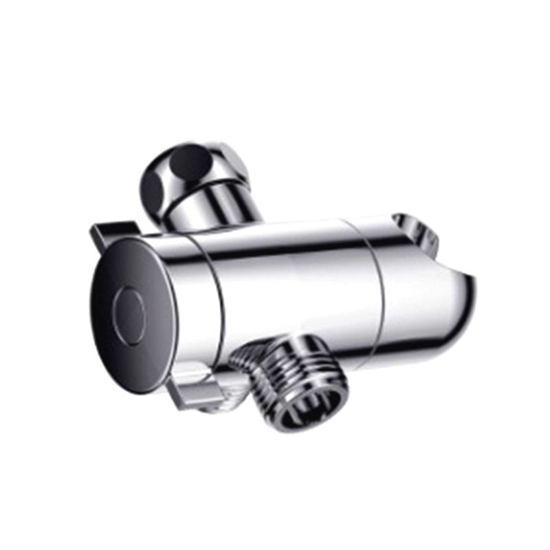 BowLift | Silver Dual Shower Head Round Rainfall Wall-Mounted Shower Head