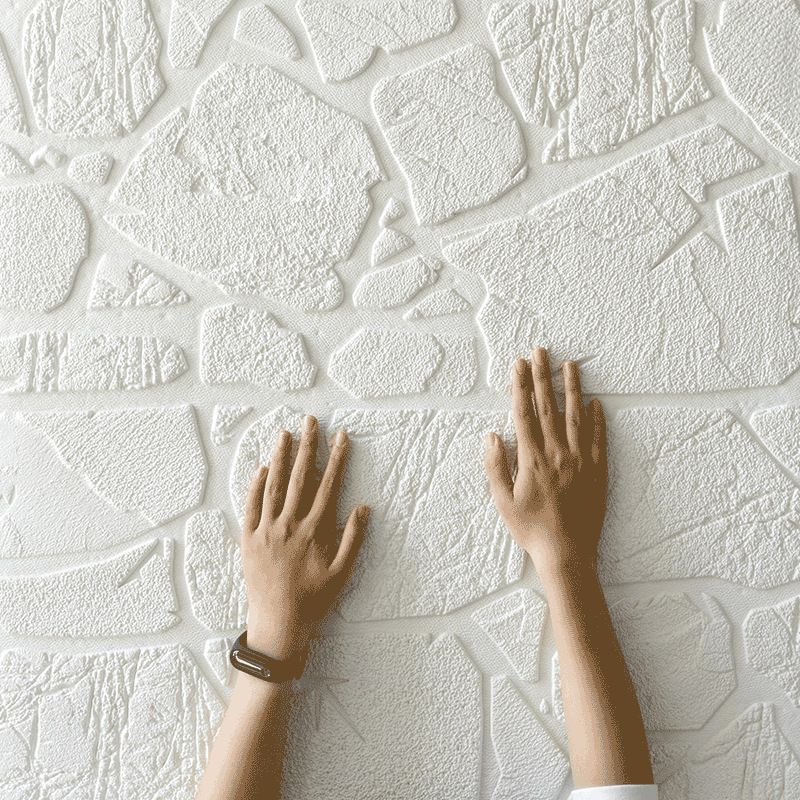 BowLift | Modern Pearl Wainscoting PVC Wall Access Panel Peel and Stick Wall Tile for Bedroom