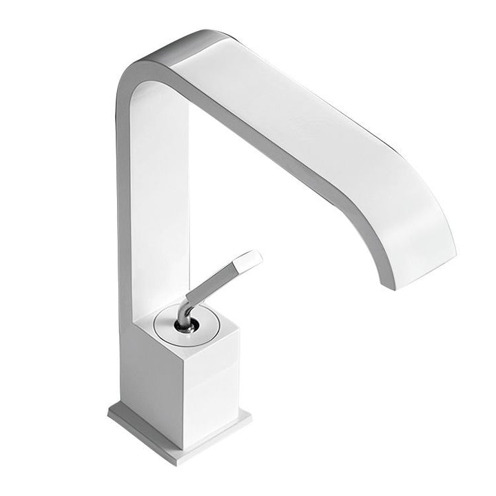 BowLift | Unique Sink Faucet Bathroom Brass Solid Color Waterfall Spout Faucet