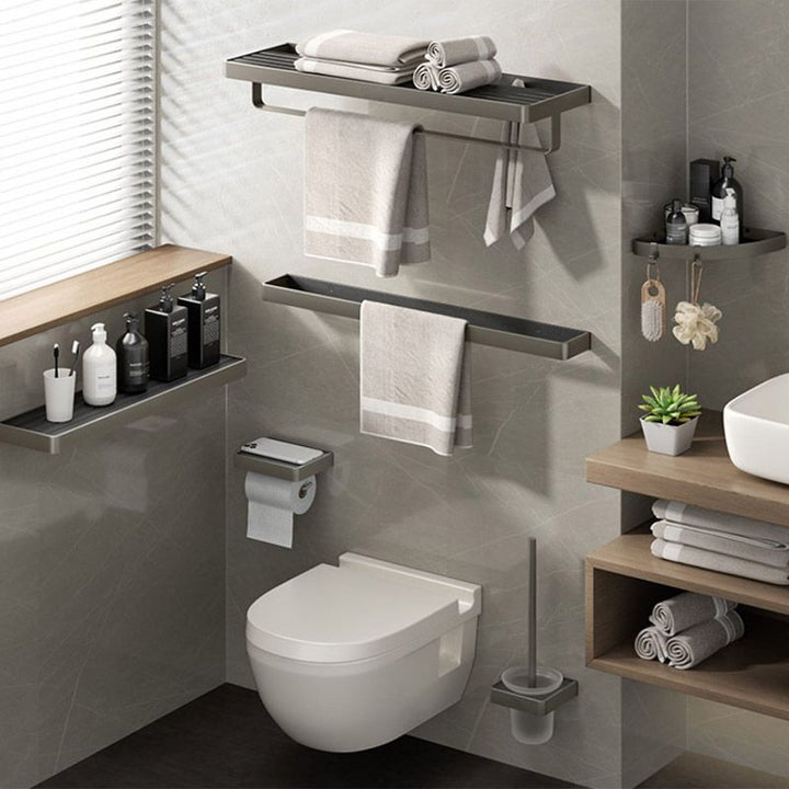 BowLift | Modern Bathroom Hardware Set Paper Holder Towel Bar Bathroom Accessory Set