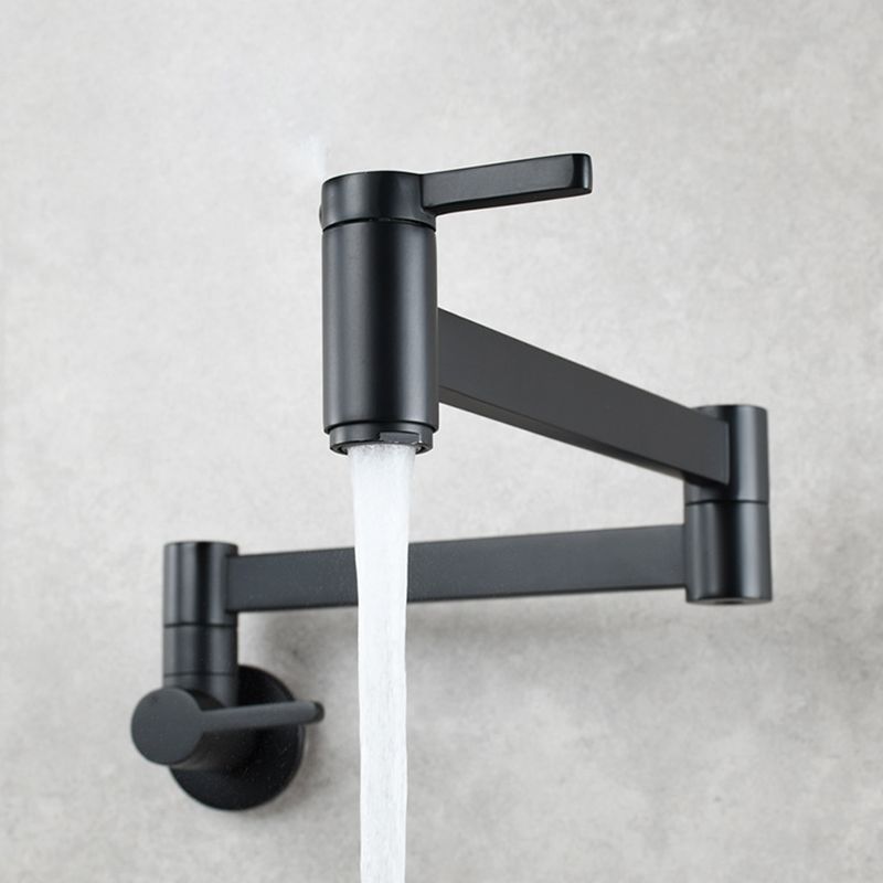 BowLift | 1-handle brushed nickel widespread faucet 1 hole wall-mounted bathroom faucet with brass