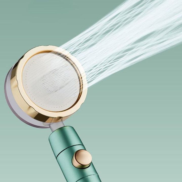 BowLift | Modern Shower Head for the Bathroom 2-Jet Massage Rain Shower Round Wall-Mounted Shower Head