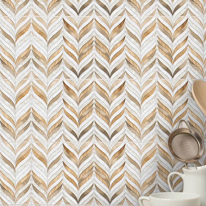 BowLift | Contemporary Mosaic Tile Peel and Stick Tile Kitchen Backsplash Peel and Stick Wall Tile