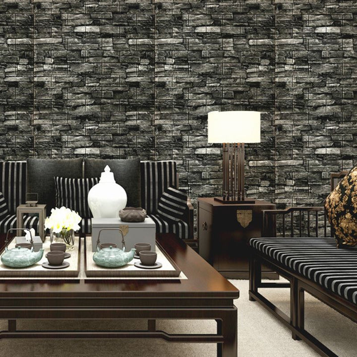 BowLift | 3D embossing interior wall panel self-adhesive square wall panel