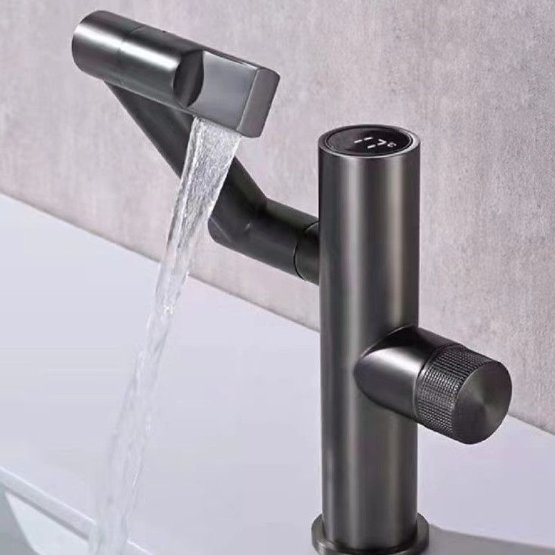 BowLift | Modern Vessel Sink Faucet Copper 1-Handle Low Arc Vessel Faucet for the Bathroom