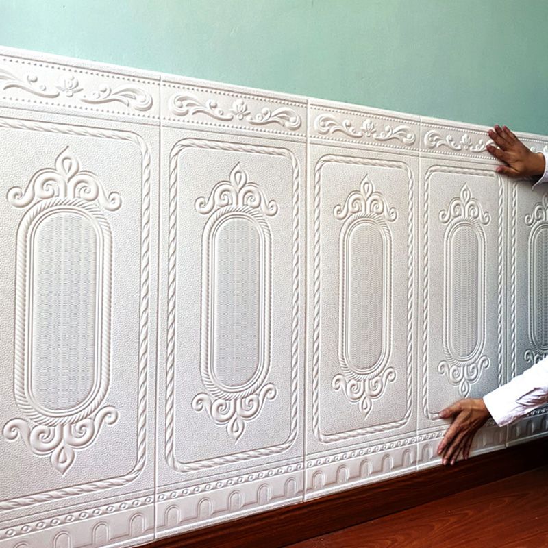 BowLift | Glam Style Wall Cladding Living Room Peel and Stick 3D Embossed Waterproof Wall Cladding