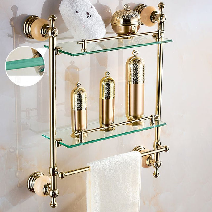 BowLift | Modern bathroom accessories as a single piece or as a set in gold