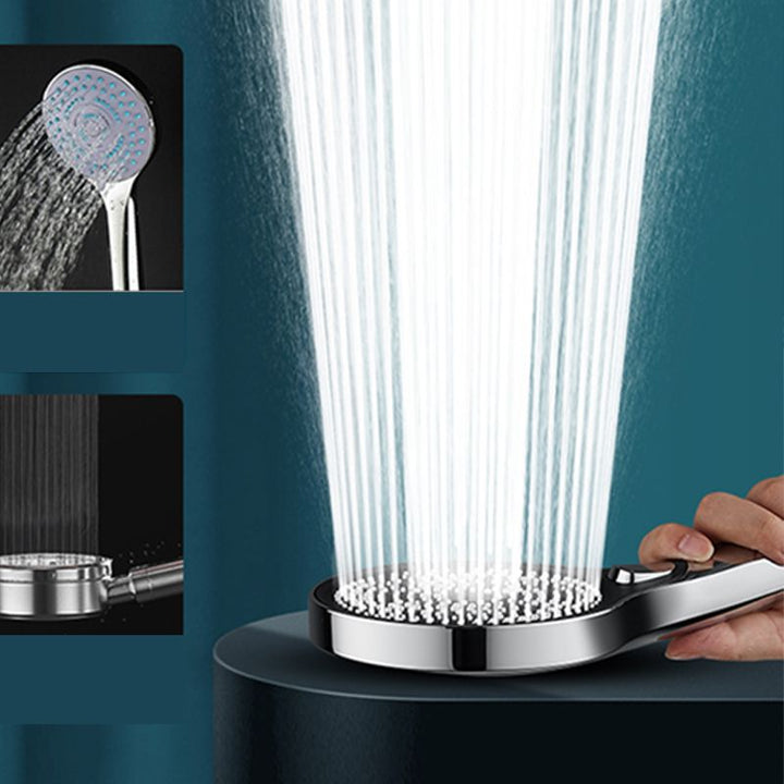 BowLift | Modern Round Hand Shower Adjustable Spray Pattern Wall Mount Hand Shower