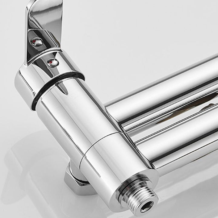 BowLift | Wall-mounted metal swivel bathtub filler with single lever handle