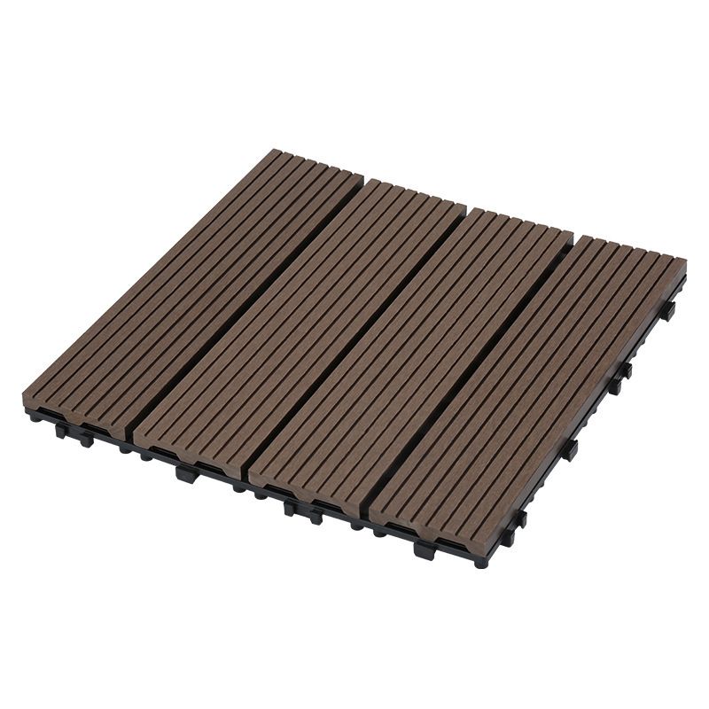 BowLift | 12" X 12" Deck/Patio floor tiles 4-Slat Square for outdoor patio tiles