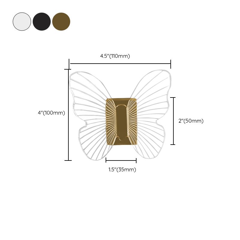 BowLift | Modern Brass Bathroom Accessory Set Acrylic Butterfly Theme Bathrobe Hooks