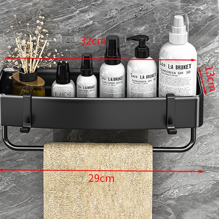 BowLift | Modern Black-White Metal Bath Hardware Set Bath Shelf Bathroom Hardware Set