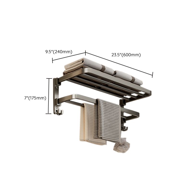 BowLift | Modern Towel Bar Bathroom Set Bathroom Shelf Bathroom Accessory Kit