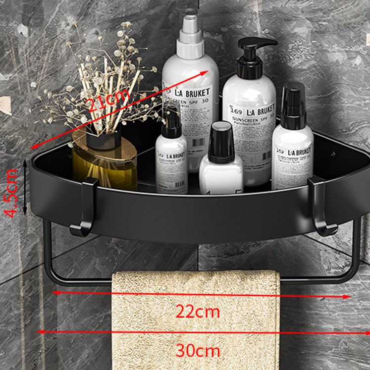 BowLift | Modern Black-White Metal Bath Hardware Set Bath Shelf Bathroom Hardware Set