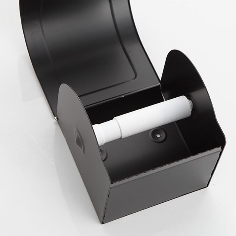 BowLift | Modern Matt Black Bathroom Shelf Paper Holder Bathroom Accessory Set