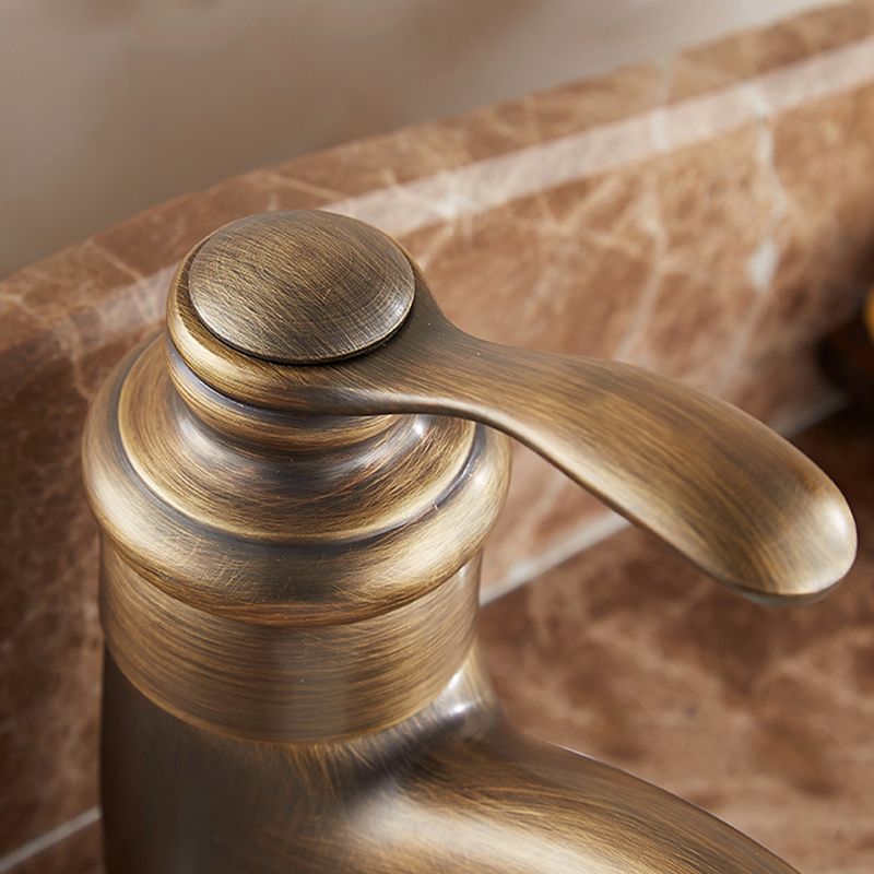 BowLift | Glam Style Bathroom Sink Faucet Single Handle Low Arc Sink Faucet