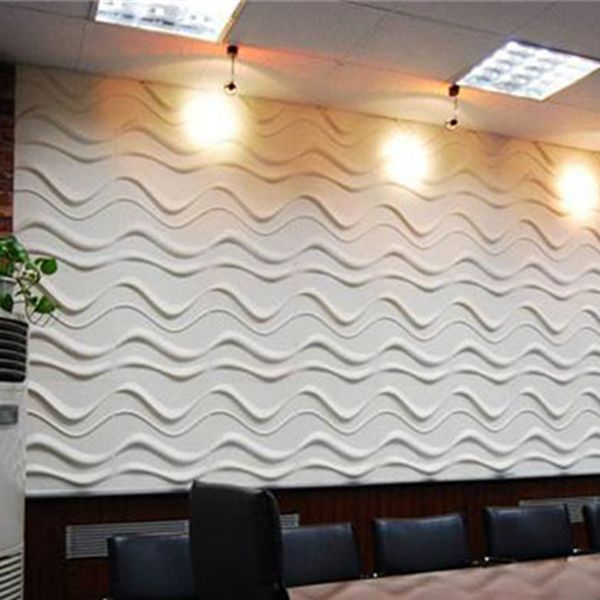 BowLift | Modern Wall Cladding 3D Print Waterproof Peel and Stick Wall Panel
