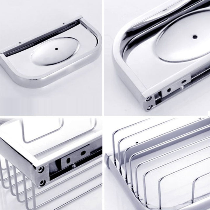 BowLift | Modern Stainless Steel Bathroom Fixtures Set Towel Bar Bathroom Shelf Bathroom Accessory Set