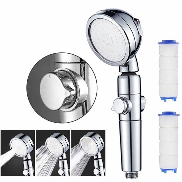 BowLift | Modern Handheld Supercharged Showerhead Round 3 Settings Spray Head
