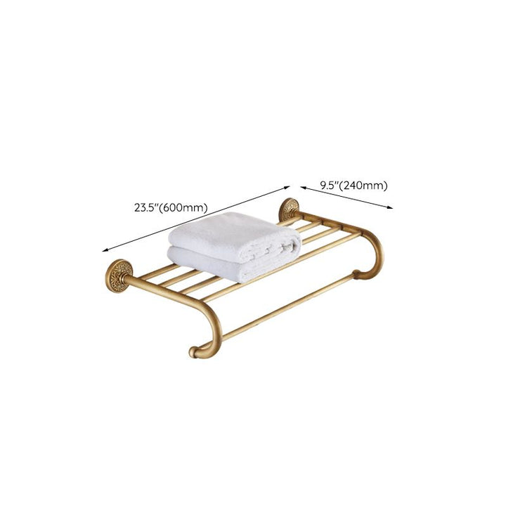 BowLift | Traditional Bathroom Accessory Set Gold Paper Holder Bathroom Set