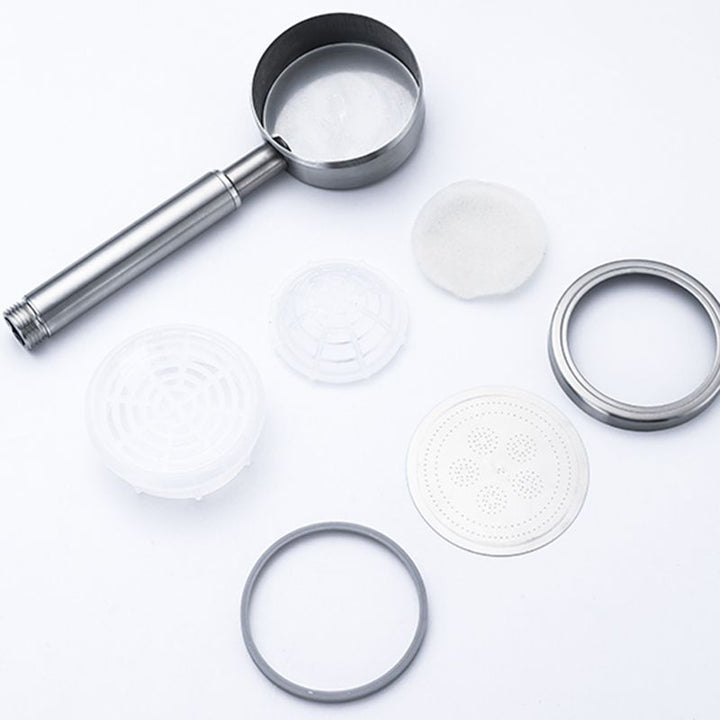 BowLift | Modern Showerhead Round Handheld Water Filtration Showerhead