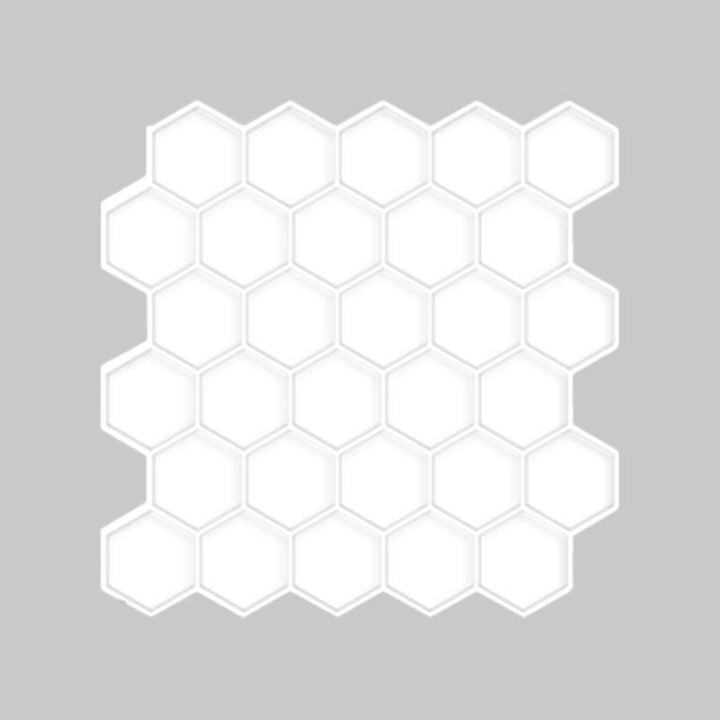 BowLift | Peel-and-Stick Tiles Hexagonal Waterproof PVC Peel & Stick Mosaic Tile for Shower