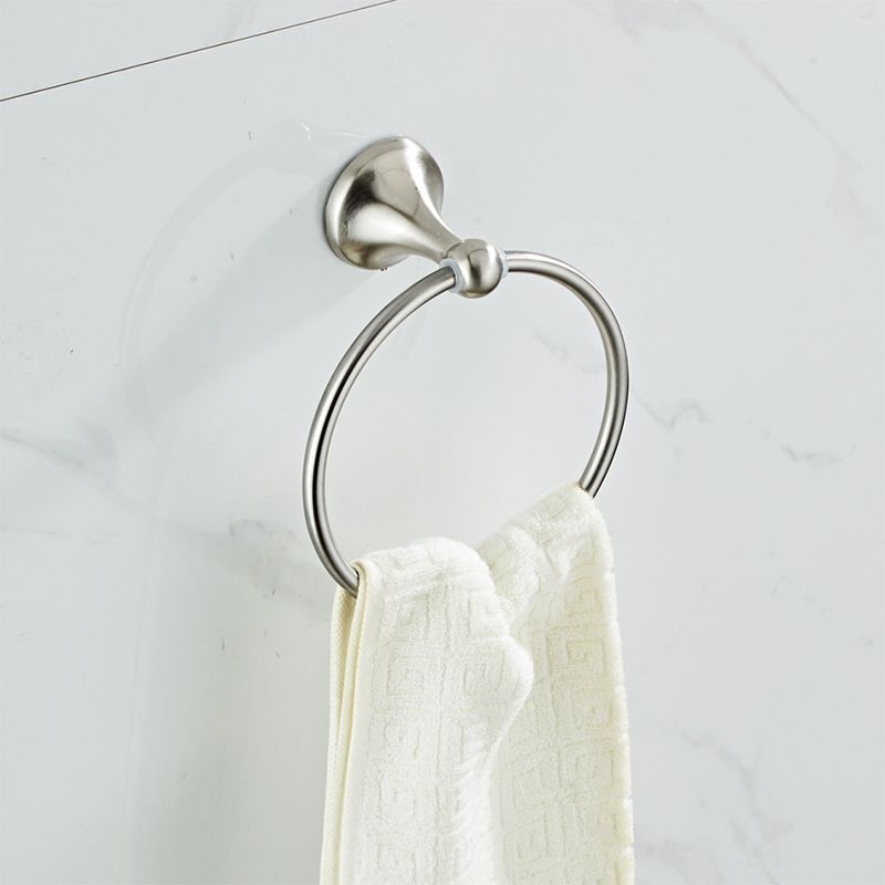 BowLift | Metal Bathroom Set Traditional Style Nickel Bathroom Accessories Set