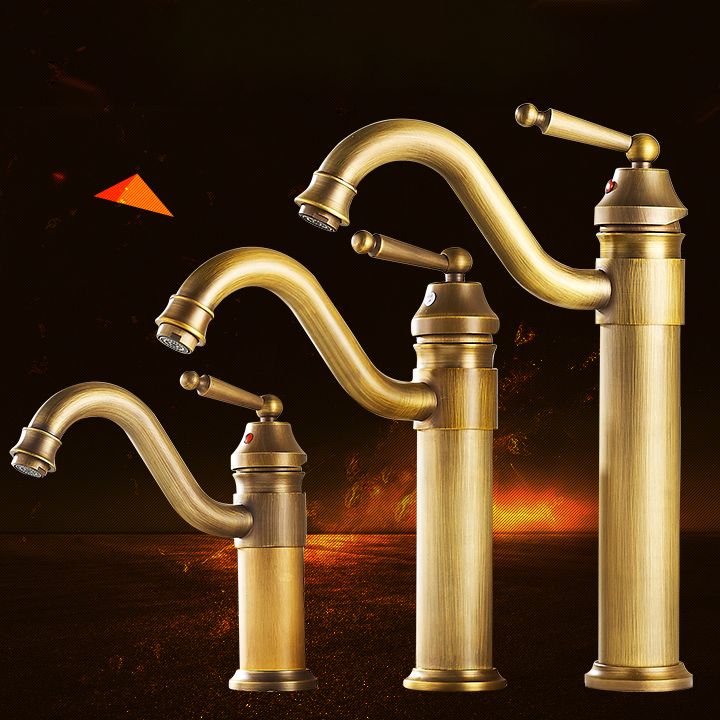 BowLift | Farmhouse Widely Distributed Bathroom Faucet Vintage Single Hole Sink Faucet