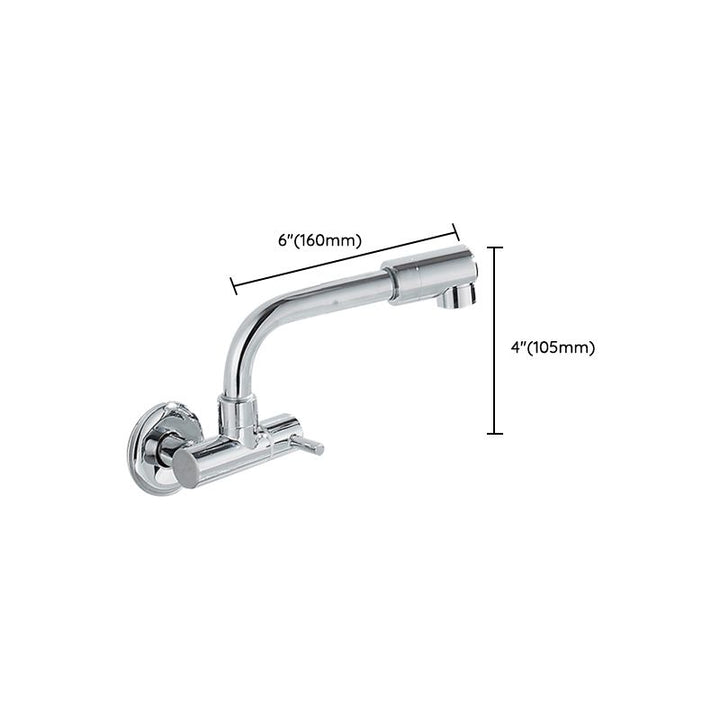 BowLift | Wall-mounted metal bathtub filler with low arc waterfall bathtub faucet
