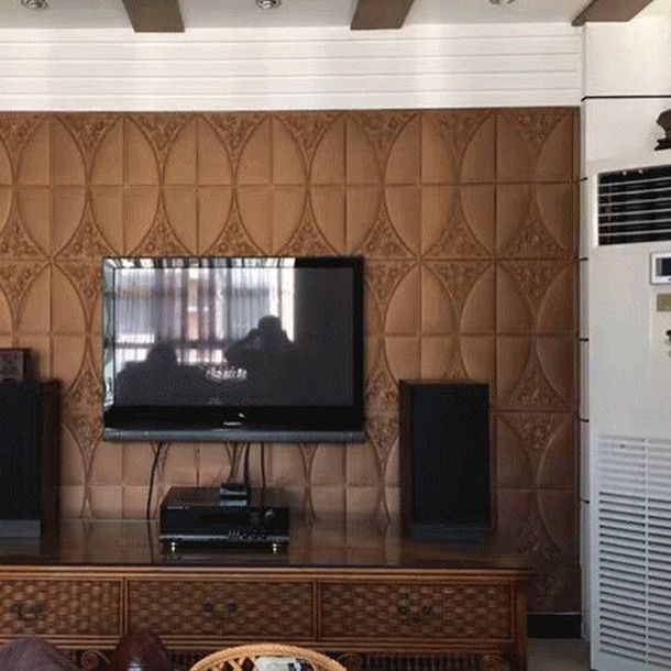 BowLift | Modern Style Plastic Wall Panel Living Room Peel and Stick 3D Wall Covering