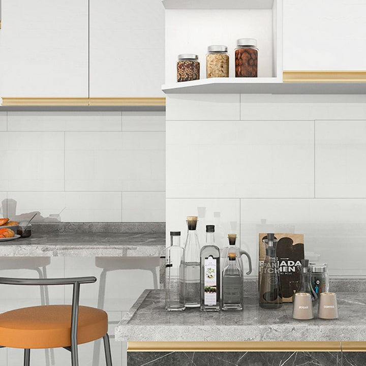 BowLift | PVC Peel and Stick Back Wall Tiles Rectangular Wallpaper