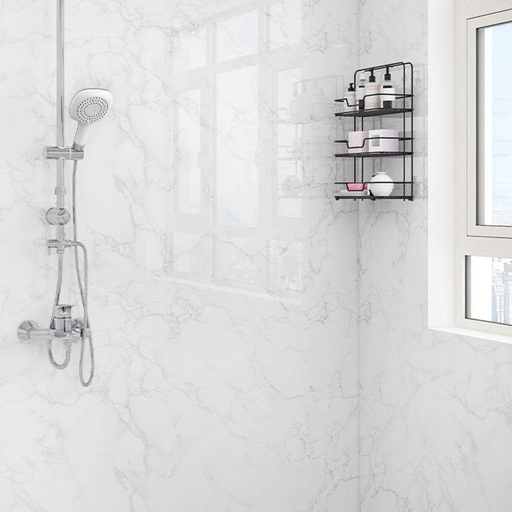 BowLift | Modern Peel/Stick Splash Guard Tiles PVC Wallpaper for Bathroom Splash Protection