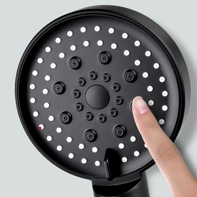 BowLift | Round Print Shower Head 6 Settings Adjustable Water Flow Handheld Shower Head