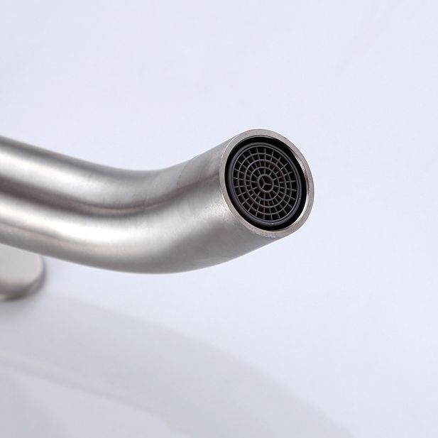BowLift | Modern Vessel Faucet Stainless Steel Low Arc Sink Faucet