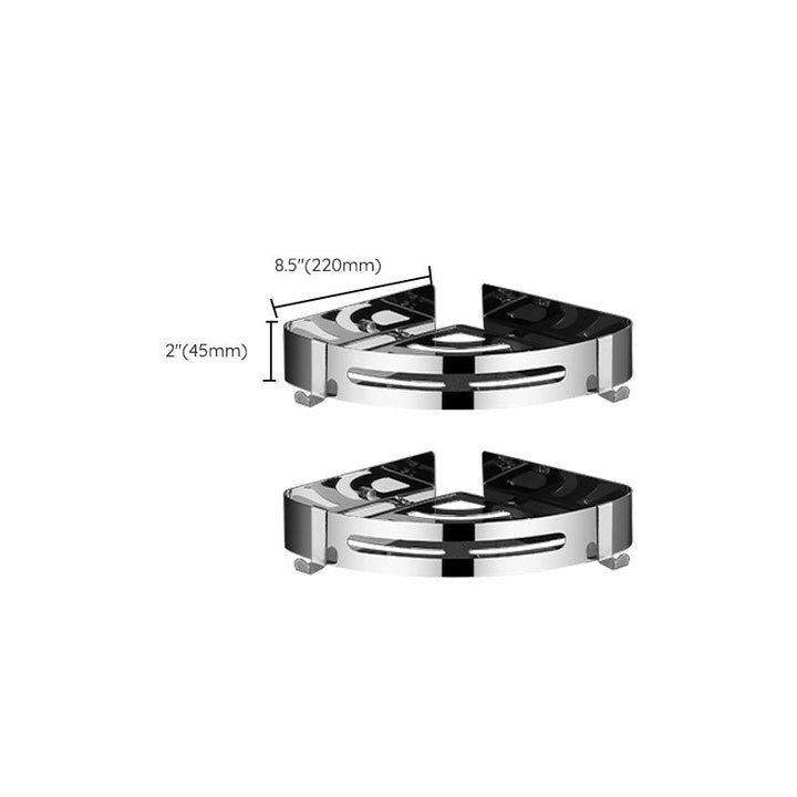 BowLift | Modern Bathroom Set Stainless Steel Bathroom Shelf Bathroom Accessory Set