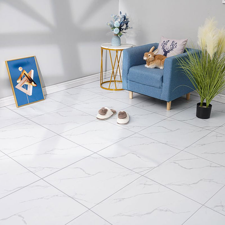 BowLift | Home Indoor Vinyl Floor Spiral Marble Print Square PVC Vinyl Floor