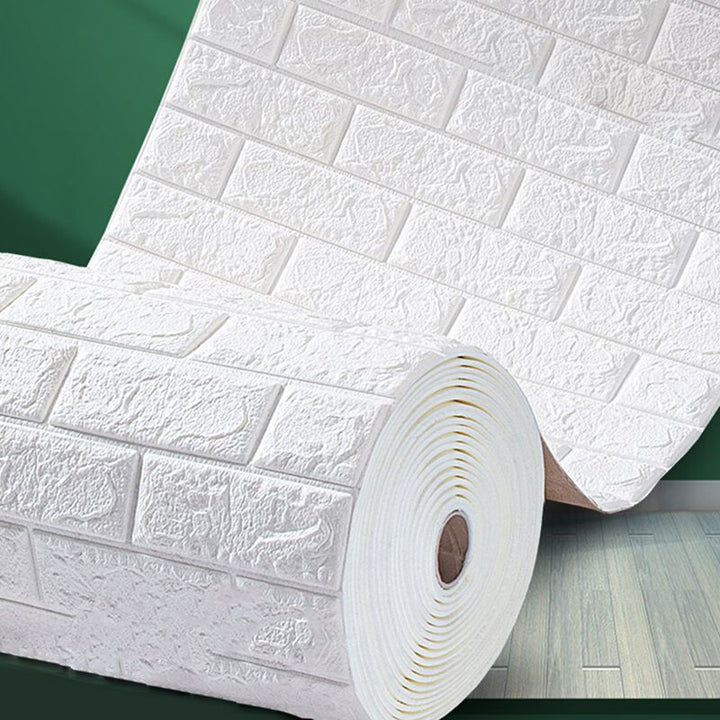 BowLift | Modern wall-ceiling element for sticking with 3D embossing in white