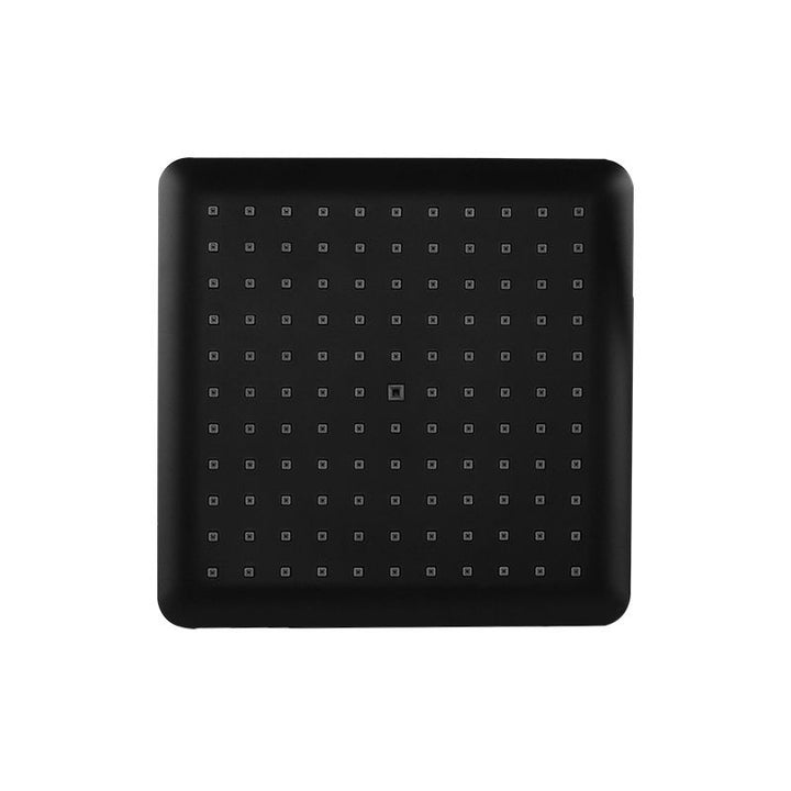 BowLift | Modern square matte black shower head rainfall shower head combo