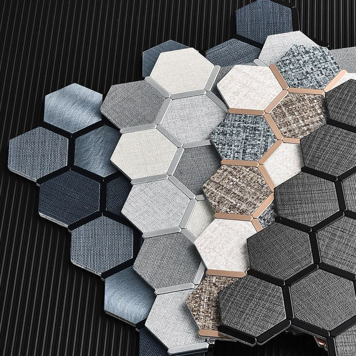 BowLift | Mosaic Tile Wallpaper Hexagonal Shape Peel and Stick Backsplash